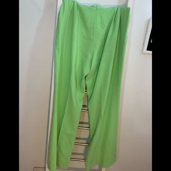Yarns & Stitches Green Vintage Slacks - Picture 2 of 9